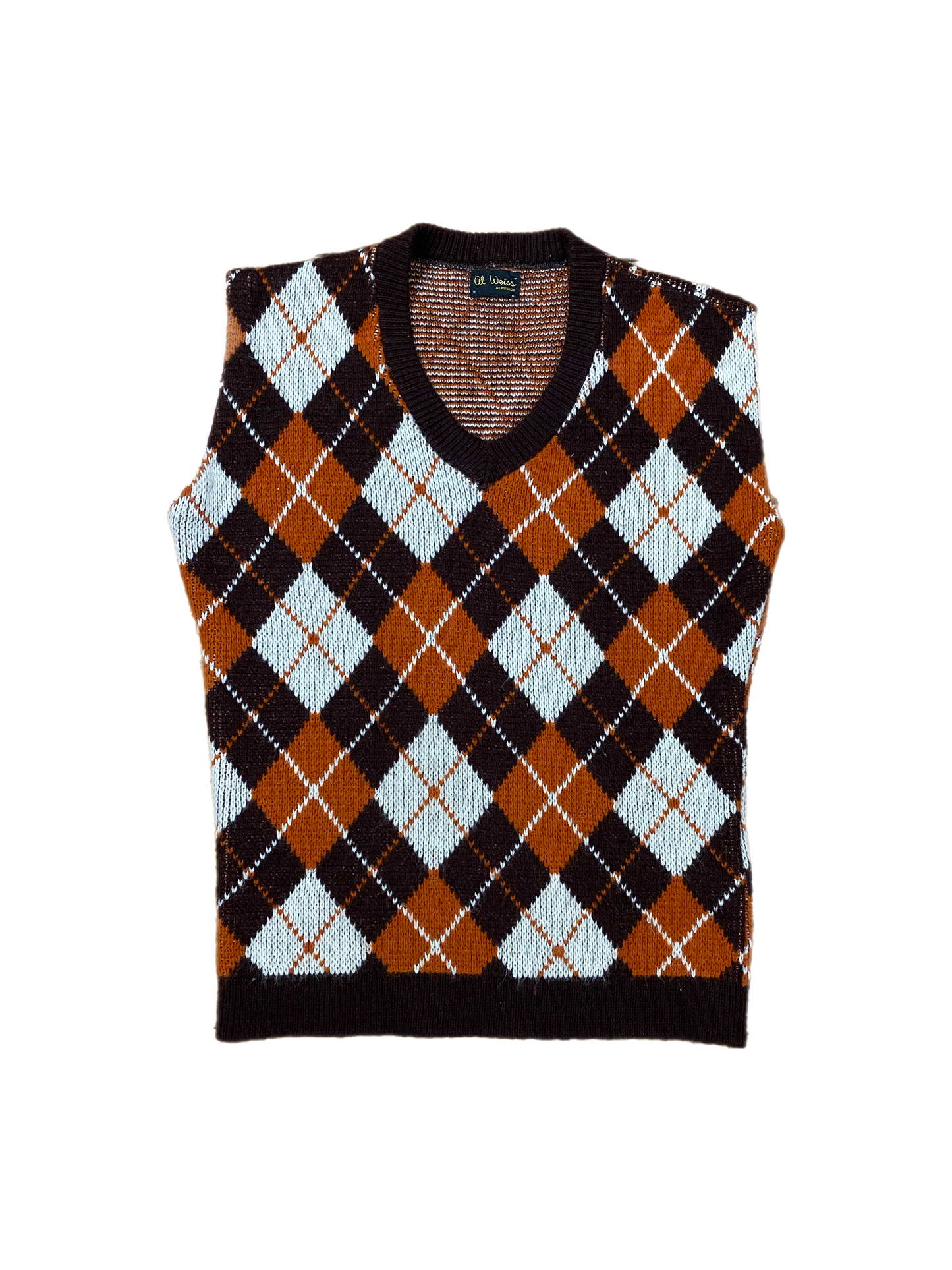 AL WEISS ARGYLE VEST