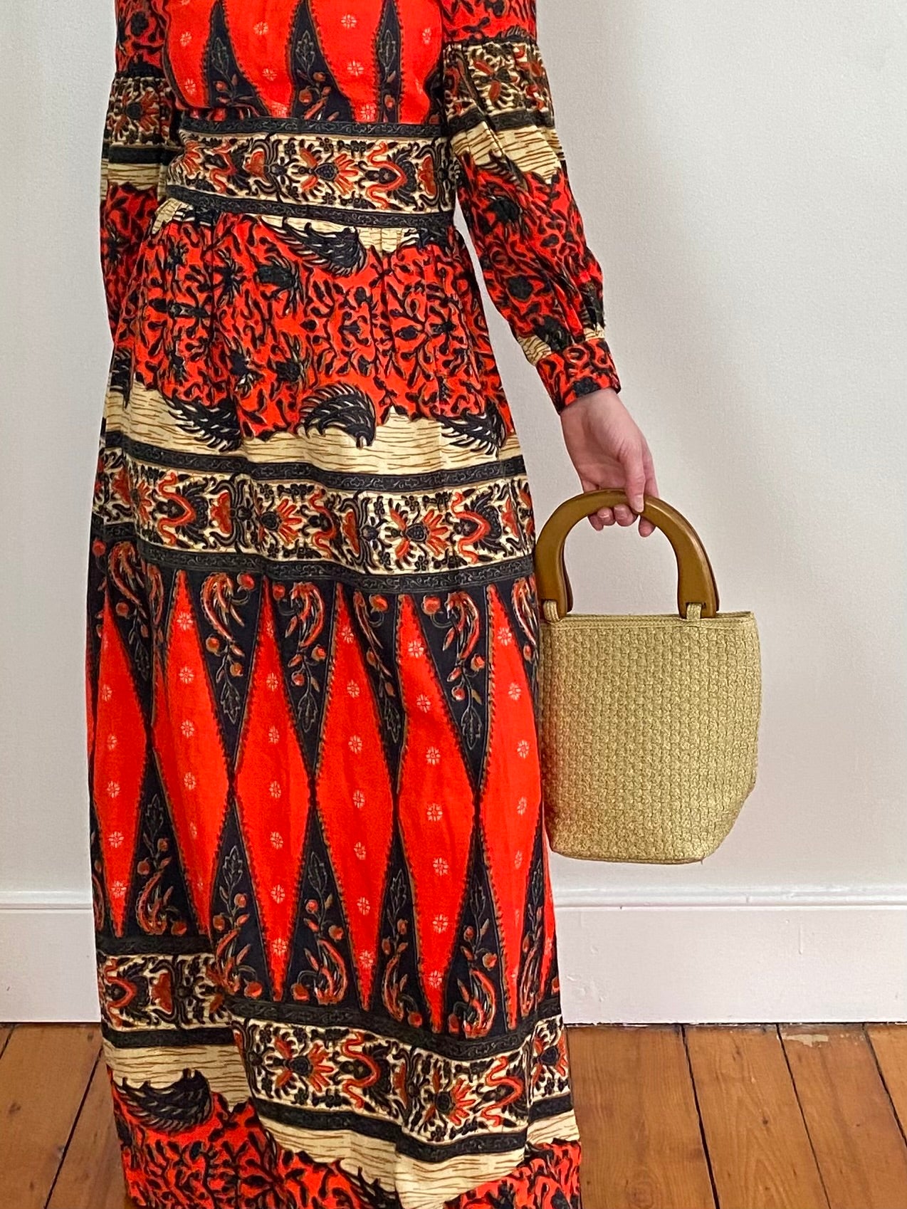 SUZY PERETTE MAXI DRESS SIZE L