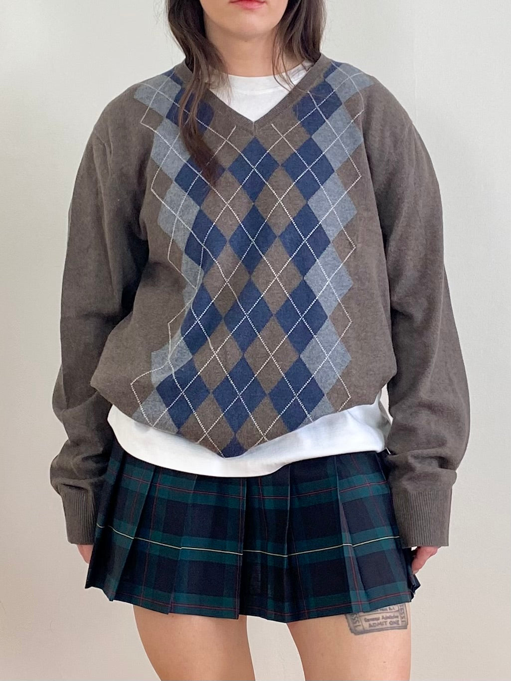 AMERICAN APPAREL PLAID SKIRT SIZE M