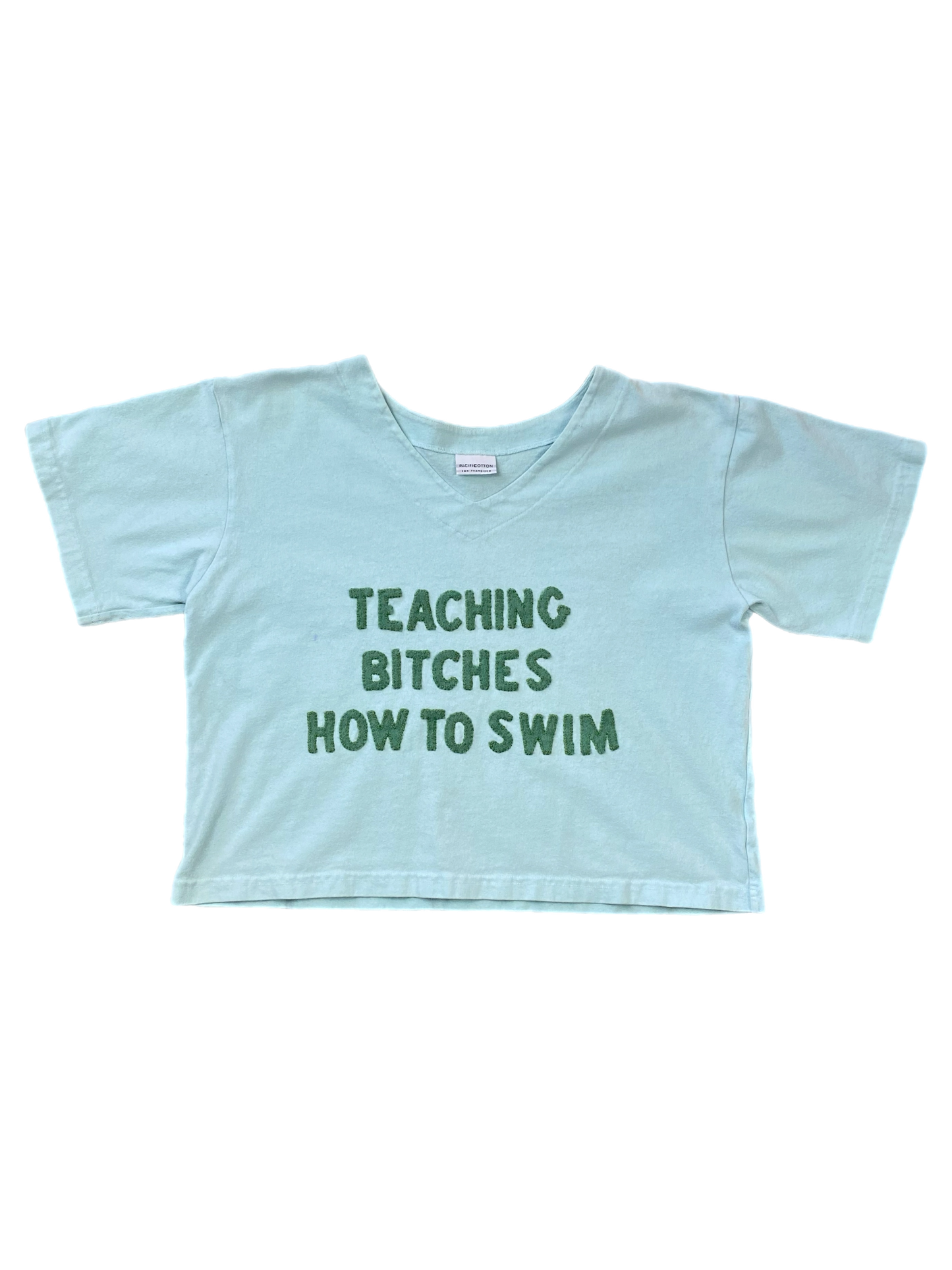 TEACHING BITCHES HOW TO SWIM T-SHIRT