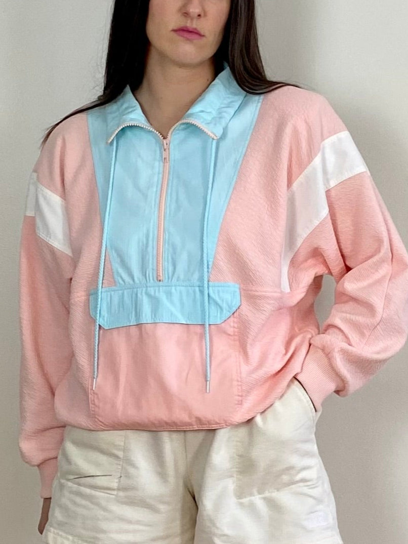PASTEL ATHLETIC WINDBREAKER