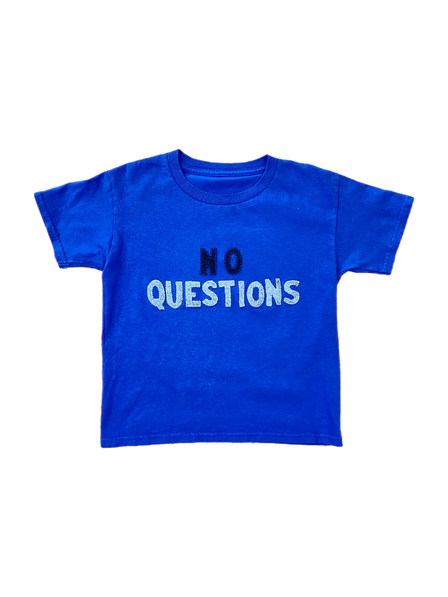 NO QUESTIONS YOUTH T-SHIRT