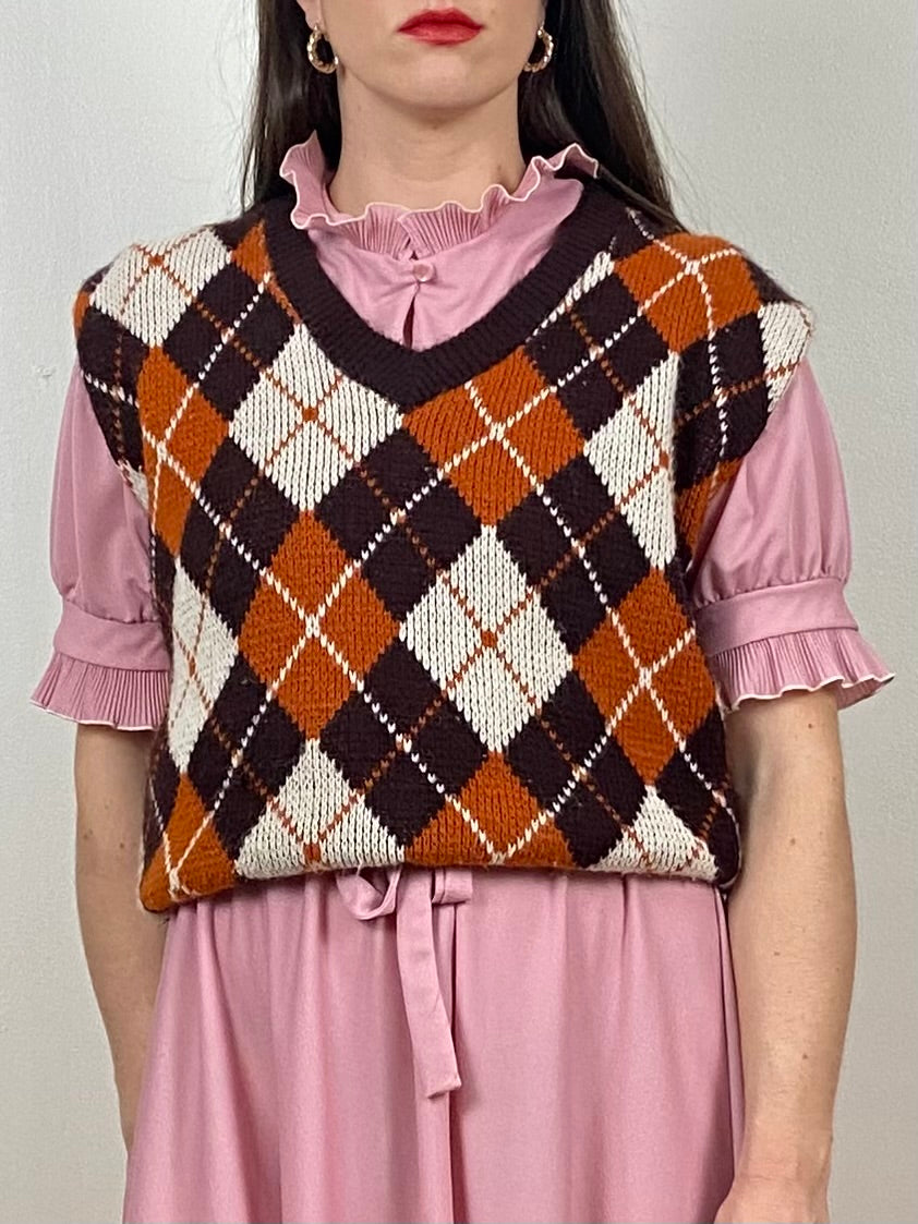 AL WEISS ARGYLE VEST