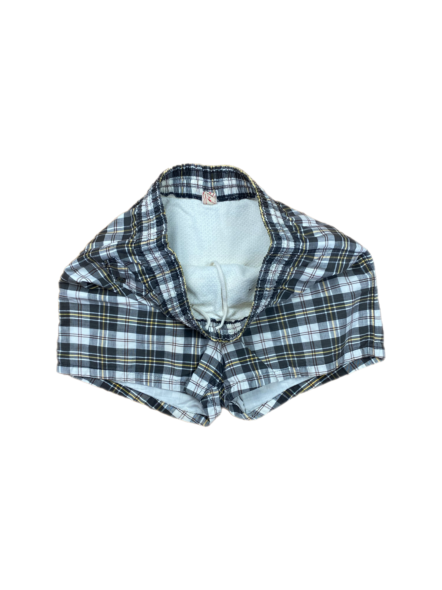 PLAID SWIM TRUNKS SIZE S
