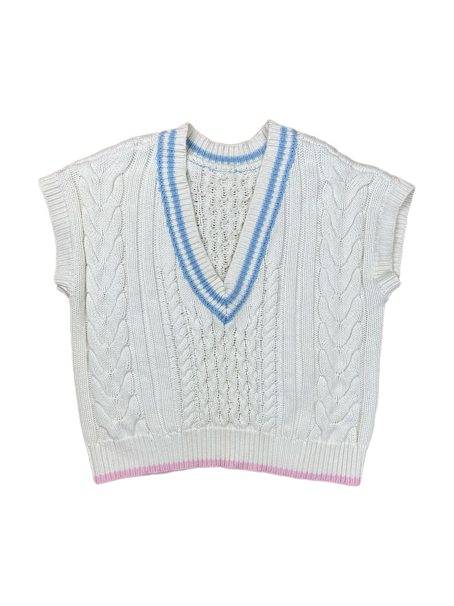 KERRI ROSENTHAL ACE KNIT VEST