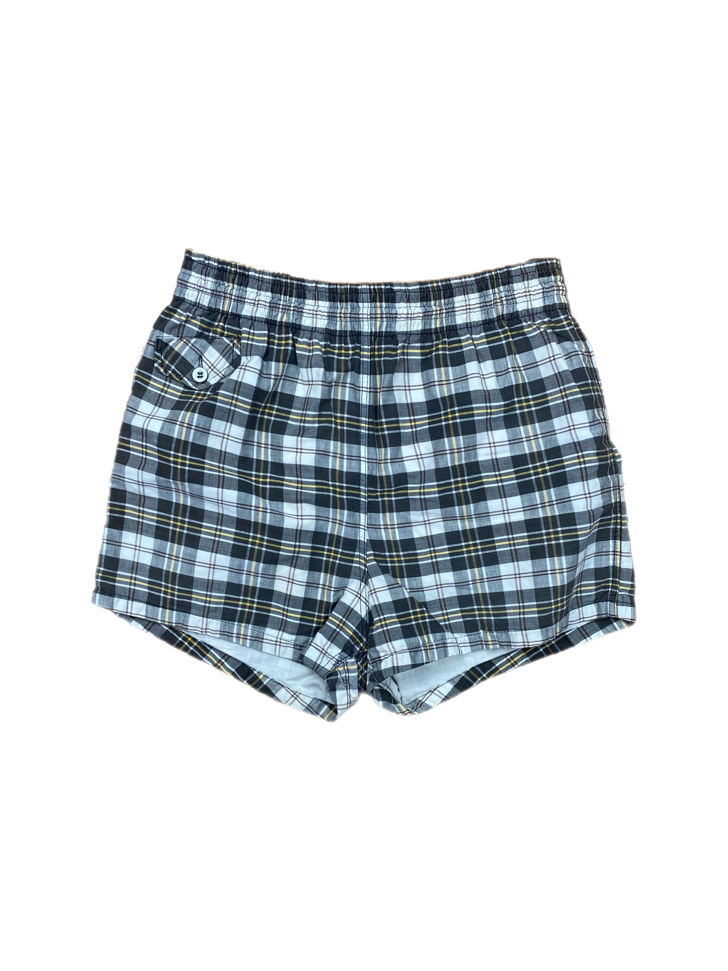 PLAID SWIM TRUNKS SIZE S