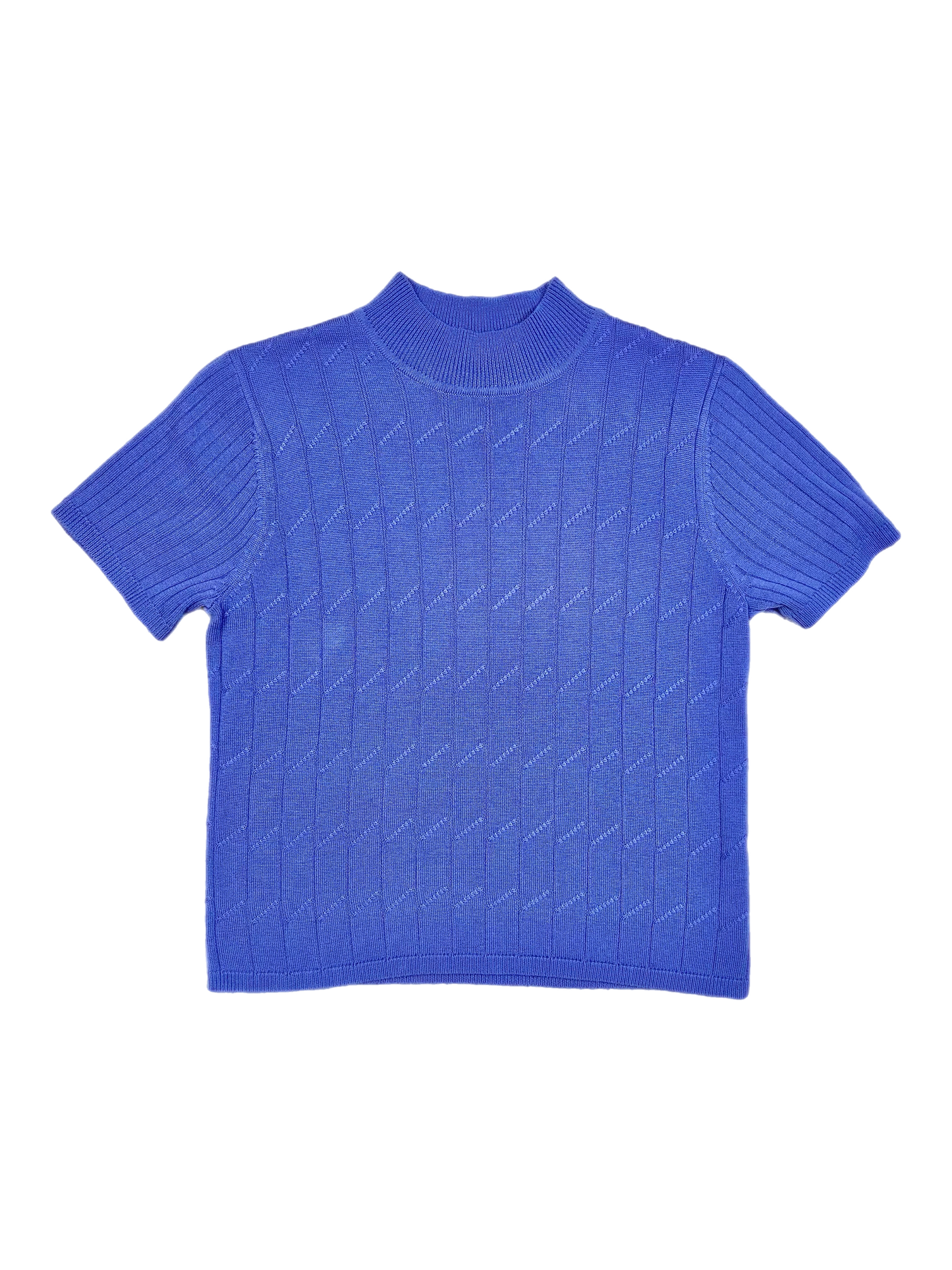 PURPLE SHORT SLEEVE KNIT