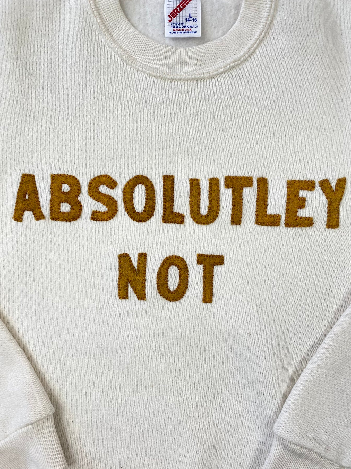 ABSOLUTELY NOT CREWNECK