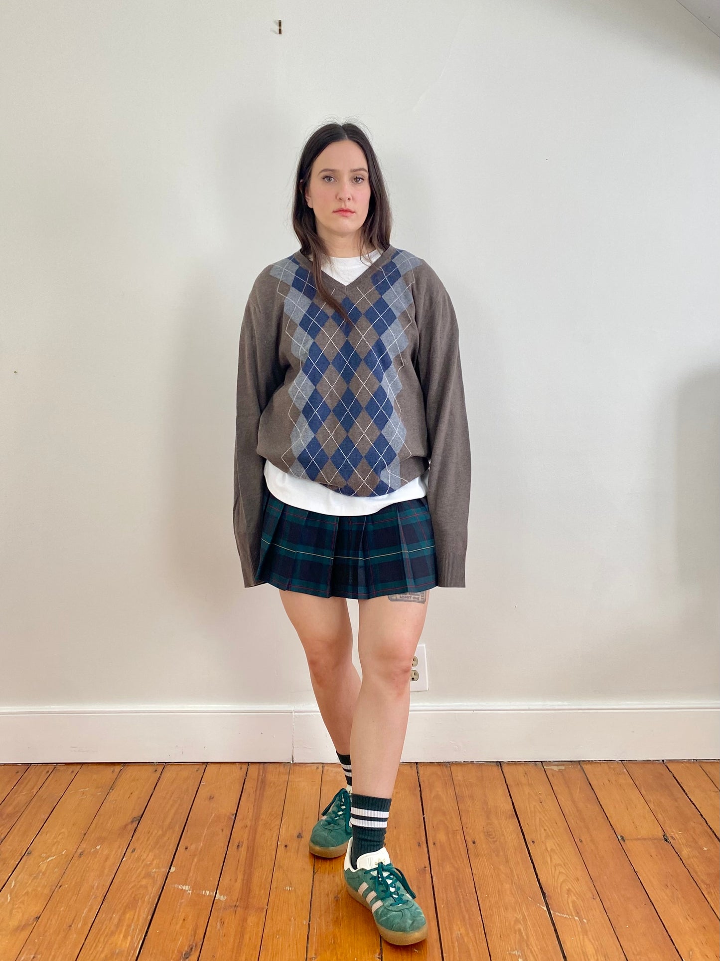 AMERICAN APPAREL PLAID SKIRT SIZE M